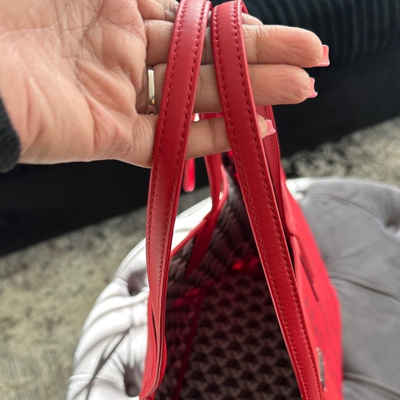 MCM Red and Black Women's Tote Bag - Picture 8 of 9